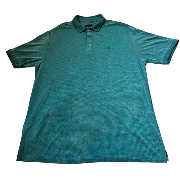 Tommy Bahama Polo Shirt Men's XL Green Soft Lightweight Golf Shirt Summer Casual - Picture 1 of 10